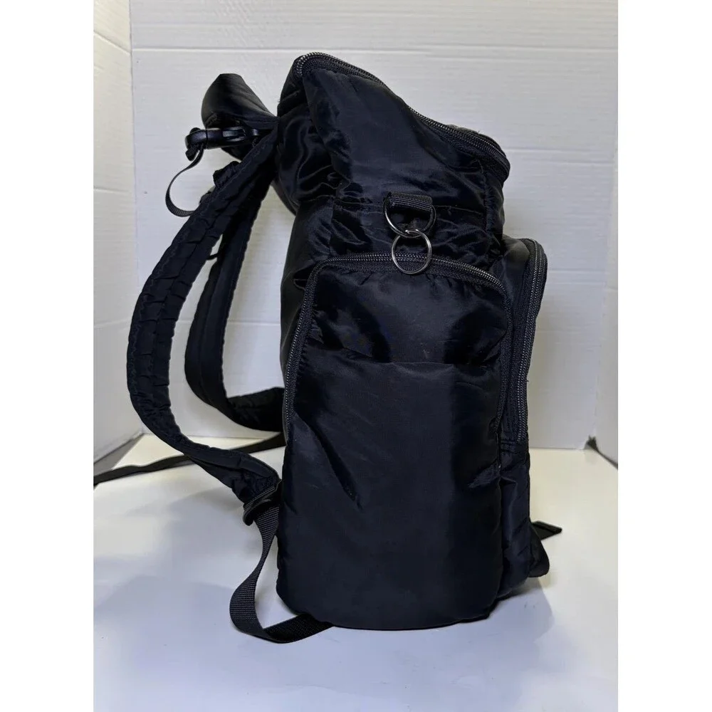 Fisher-Price Madison Diaper Bag Backpack Crossbody Tote Black Multi Pocket